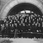 Black and white photograph of University of Minnesota Law School graduates, 1894.