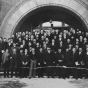 Black and white photograph of University of Minnesota Law School graduates, 1894.