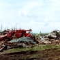 A farm as it appeared in the aftermath of the Chandler–Lake Wilson Tornado, June 1992.