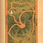 Color plan for Third Ward (now Farview) Park, Horace W. S. Cleveland, 1883 Annual Report, Minneapolis Board of Park Commissioners, 1883.