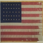 A United States battle flag carried by the Fifth Minnesota