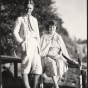 F. Scott and Zelda Fitzgerald at Dellwood the month before Scottie's birth.