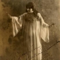 Black and white studio portrait of Florence Macbeth, 1917. 