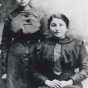 Picture of Florence Helen Chase, Ernest Wabasha’s mother, with her sister Emma Chase Frazier