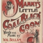 Blackface minstrel sheet music written by Walter Bellam. Published by Joseph E. Frank in Minneapolis, Minnesota. From the Minnesota Historical Society sheet music collection, St. Paul.