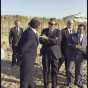 Vice President Walter Mondale speaks to Egyptian President Anwar Sadat