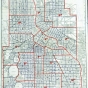 Color scan of a City of Minneapolis Election Map, 1946.