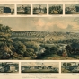 Color illustration of New Ulm, c.1860.