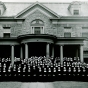 Sisters of St. Benedict in front of the Gardner family house