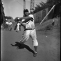 Roy Campanella, June 13, 1948. In that year, Campanella became the first African American to play in the American Association when he played for the St. Paul Saints. Photograph by the St. Paul Dispatch-Pioneer Press.