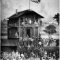 Minnesota Boat Club, ca. 1885. Photograph by Charles A. Zimmerman.