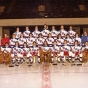 Color image of the he 1980 United States Olympic Hockey Team, 1980. 