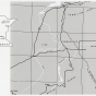 Map of Embarrass and adjoining townships in central St. Louis County