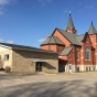 Photograph of Back exterior of Greenfield Lutheran Church, Harmony, Minnesota