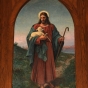 Painting by Herbjorn Gausta titled “The Good Shepherd,” 1885–1895.