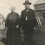 Black and white photograph of Mr. and Mrs. John Kleimola, Mt. Iron, 1930.
