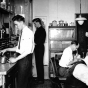 Black and white photograph of research and development division, Economics Laboratory, 1938.