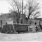 Black and white photograph of the construction site of St. Paul’s Neighborhood House, April 23, 1923.