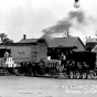 Photograph postcard depicting a shipment of butter produced by Farmers Cooperative Creamery in Milaca, c.1915.