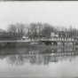 Black and white photograph of the steamboat Grand Forks taken in Grand Forks, North Dakota, April 16, 1909.