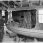 Boat works at Mille Lacs Indian Trading Post