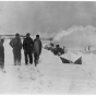 Train blocked by snow near Windom