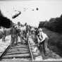 Swedish railroad laborers