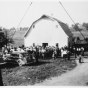 Black of an auction at Figura farm, Burnsville, 1938.