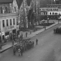 Black and white photograph of Strike headquarters, 1934. 