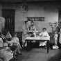 Black and white photograph of children being weighed at the Emanuel Cohen Center Clinic in Minneapolis, c.1925.