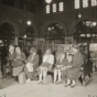 Black and white photograph of Travelers’ Aid at Great Northern Depot, Minneapolis, c.1925.