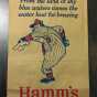 Photograph of promotional paper bag with Hamm's bear