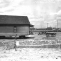 Moving house with Capstan and team, Hibbing.