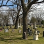 Color image of Hmong graves at Oakland Cemetery, St. Paul