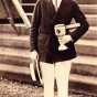 Walter Hoover with Diamond Sculls trophy
