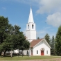 Color image of Old Westbrook Church, 2017. Photograph by Dave Van Loh.