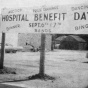 Sign advertising Westbrook Hospital Days