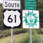 US Highway 61 sign