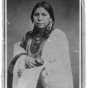 Carte-de-visite photograph of Ojibwe woman