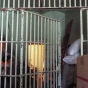 Color image of a jail cell in Crookston city hall, November 2016.