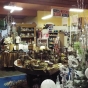 Color image of Christmas decorations in Willow and Ivy Gift Shop in Crookston city hall, 2016. 