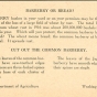 Informational circular to promote destruction of barberry bushes, ca. 1920s.