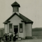 School children in Dakota County, Minnesota, ca. 1930s, learning about barberry eradication