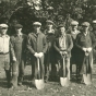 Barberry eradication crew, ca. 1930s.The Barberry Eradication Program took advantage of government work relief programs during the era of the Great Depression. 