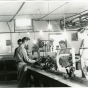 Interior view of the workshop building at Camp Rabideau, ca. 1930s. Used with the permission of the Beltrami County Historical Society.