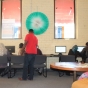 Color image of the interior of the Confederation of Somali Community in Minnesota (CSCM), 2017. Photograph by Ibrahim Hirsi.