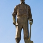 Iron Man statue on top of the Iron Man Memorial