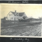 A view of the Riverside Hotel in St. Francis showing the side of the building. Anoka County Historical Society, Object ID# P2057.11.48. Used with the permission of Anoka County Historical Society.