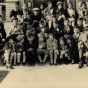 Black and white photograph of residents of the Jewish Sheltering Home for Children, c1935.