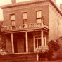 Black and white photograph of the first Jewish Home for the Aged building at 75 Wilkin Street, c.1908.